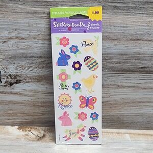 Vintage American Greetings Stickety-Doo-Da Easter Stickers 2 Sheets He Is Risen